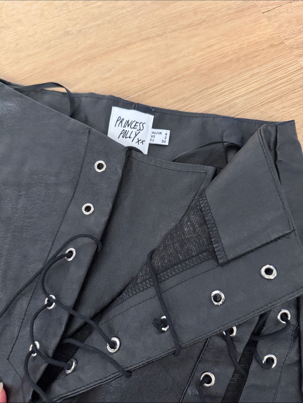 Princess Polly Women's Black Trousers - Picture 6 of 6